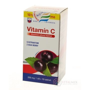 Dobré z SK Vitamín C 200 mg príchuť ACAI tbl 60+10 zadarmo (70 ks) obrázok