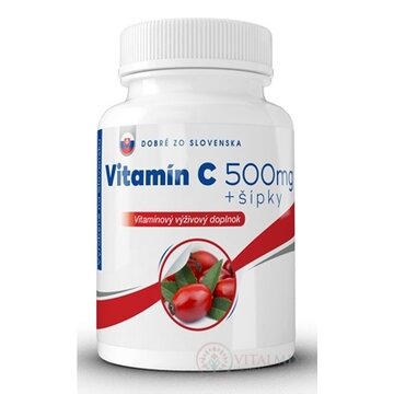 Dobré z SK Vitamín C 500 mg + šípky tbl 1x100 ks obrázok