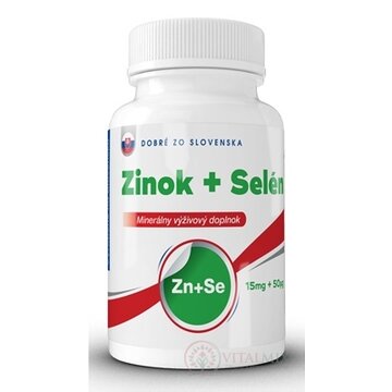 Dobré z SK Zinok 15 mg + Selén 50 μg tbl 30+10 zadarmo (40 ks) obrázok