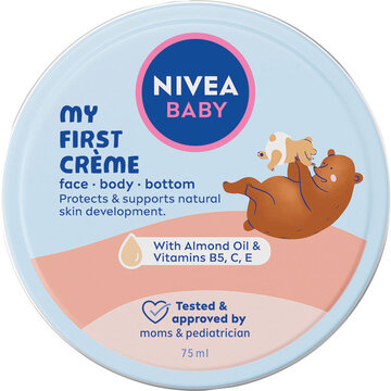 Nivea baby krém na tvár, telo a zadoček 75ml - 254240001255_0