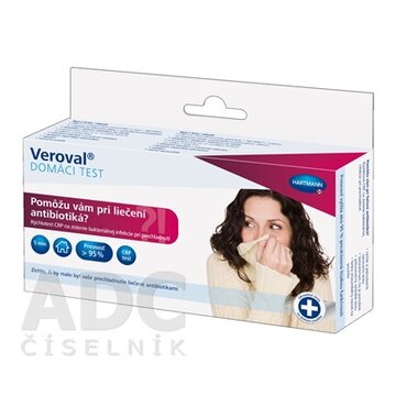 Veroval "pomôžu vám pri liečení antibiotiká?" domáci crp test 1x1 ks - pjod970_400x400