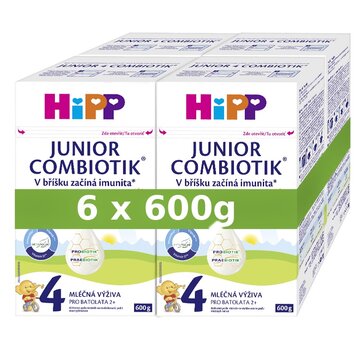 Hipp 4 junior combiotik 700g 6ks - KM4_6x600g_inpaint