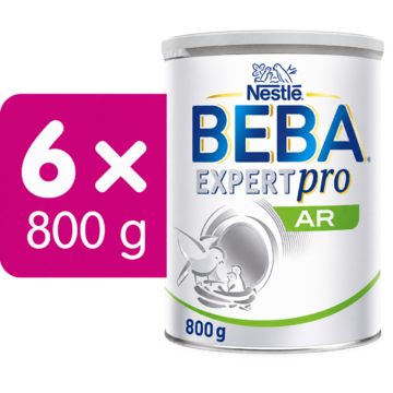 Beba expertpro ar pri odgrckávaní, dojčenská mliečna výživa, potraviny na osobitné lekárske účely, od narodenia, 6x800g - AR 6ks