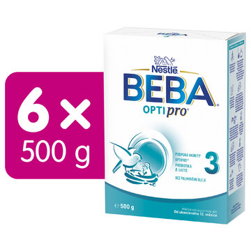 Beba optipro® 3, 500 g, 6ks - optipro 3 6ks