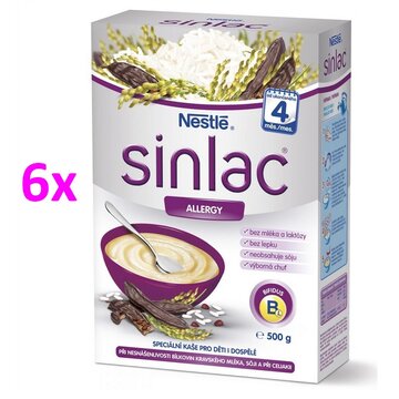 Nestlé sinlac kaša bezlepková 6x500g - 1000