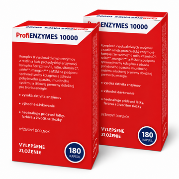 Profienzymes 10000  2x180cps výhodné balenie - profi enzymes 2x