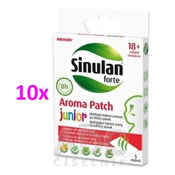 Sinulan forte aroma patch junior nap. 10x5ks výhodné balenie - aw3bpj0