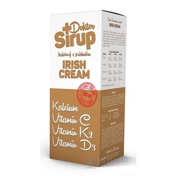 Doktor Sirup kalciový sirup s príchuťou IRISH CREAM 1x200 ml obrázok