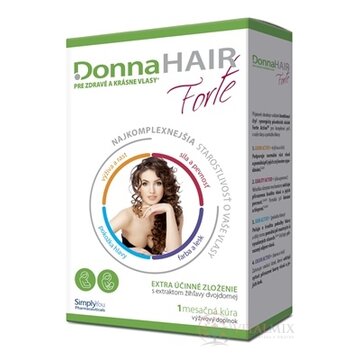 DonnaHAIR Forte cps (1 mesačná kúra) 1x30 ks obrázok