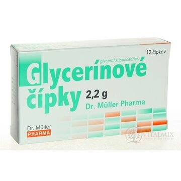 Dr. Müller Glycerínové čípky 2,2 g sup 1x12 ks obrázok