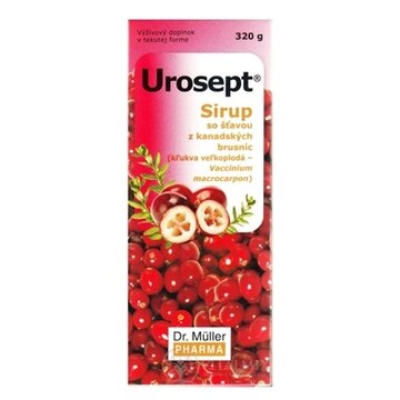 Dr. Müller UROSEPT Sirup (so šťavou z brusníc) 1x320 g obrázok