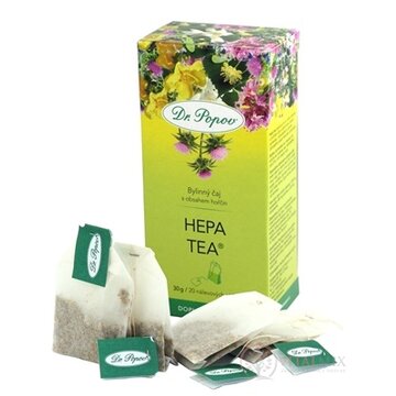 DR. POPOV ČAJ HEPA TEA nálevové vrecúška 20x1,5 g (30 g) obrázok