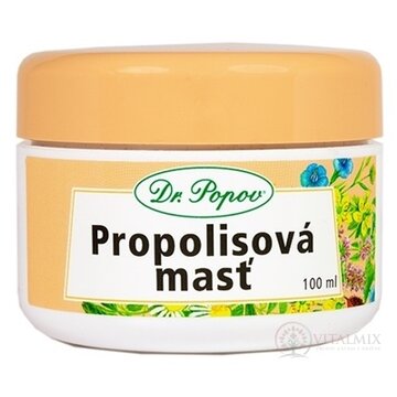 DR. POPOV MASŤ PROPOLISOVÁ s medom 1x100 ml obrázok