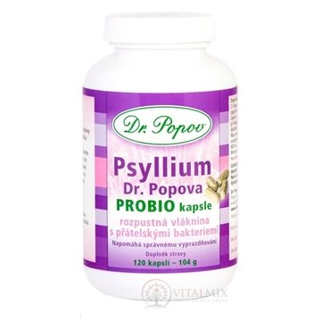 DR. POPOV PSYLLIUM PROBIO cps 1x120 ks obrázok