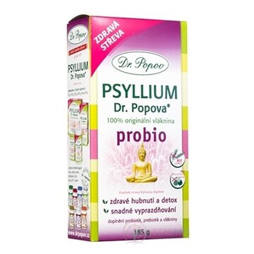 Dr. Popov PSYLLIUM probio rozpustná vláknina 1x185 g obrázok