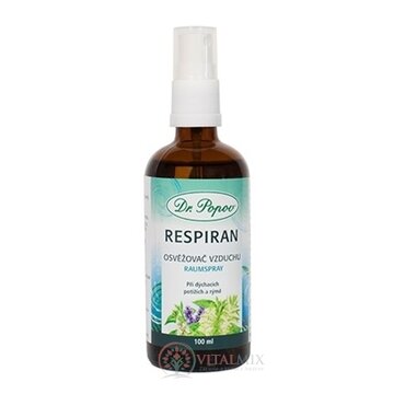 Dr. Popov RESPIRAN osviežovač vzduchu (dýchacie ťažkosti), rozprašovač 1x100 ml obrázok