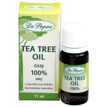 DR. POPOV TEA TREE OLEJ prírodný 100% olej z čajovníka austrálskeho 1x11 ml obrázok