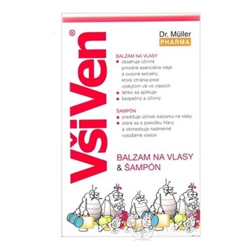 Dr.Müller VšiVen BALZAM na vlasy & ŠAMPÓN balzam 120 ml + šampón 150 ml, 1x1 set obrázok