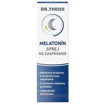 Dr.Theiss MELATONÍN SPREJ na zaspávanie s citrónovo-mätovou príchuťou 1x30 ml obrázok