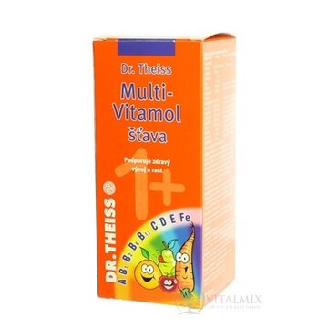 Dr.Theiss MULTI-VITAMOL ŠŤAVA 1+ 1x200 ml obrázok