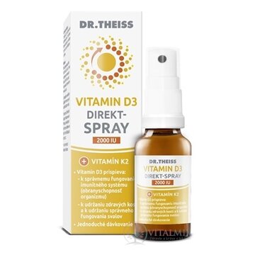 Dr.Theiss VITAMÍN D3 DIREKT - SPRAY 1x20 ml obrázok