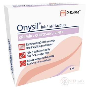 Dr Konrad Onysil lak na nechty s kremíkom, chitosanom a zinkom 1x5 ml obrázok