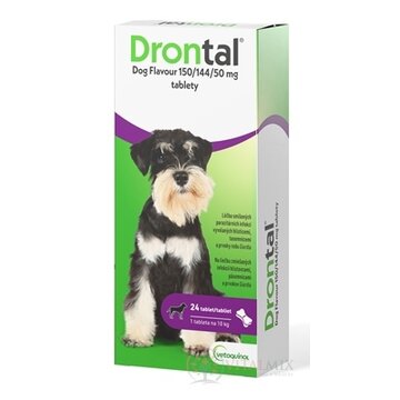 Drontal Dog Flavour 150/144/50 mg tablety tbl 1x24 ks obrázok
