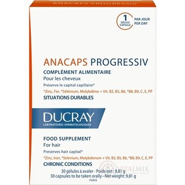 DUCRAY ANACAPS PROGRESSIV cps pre vlasy 1x30 ks obrázok