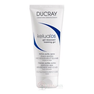 DUCRAY KÉLUAL DS GEL MOUSSANT penivý gél (podráždená koža na tvári a tele) 1x200 ml obrázok