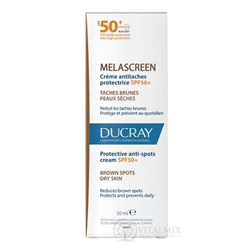 DUCRAY MELASCREEN Ochranný krém SPF50+ proti pigmentovým škvrnám 1x50 ml obrázok