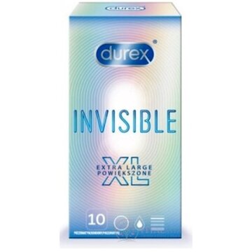 DUREX INVISIBLE XL kondóm 1x10 ks obrázok