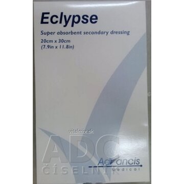 Eclypse krytie na rany suberabsorpčné 20x30 cm, 1x20 ks obrázok