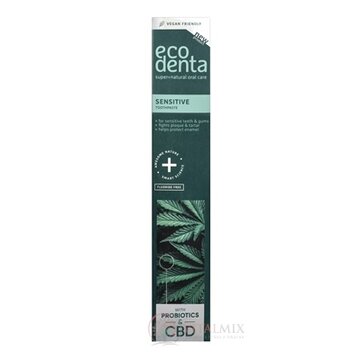 EcoDenta SENSITIVE with Probiotics&CBD zubná pasta na citlivé zuby 1x75 ml obrázok