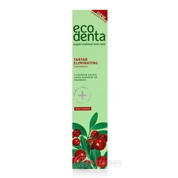 EcoDenta TARTAR ELIMINATING zubná pasta proti zubnému kameňu 2v1 1x100 ml obrázok