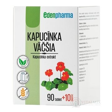 EDENPharma KAPUCÍNKA VÄČŠIA tbl 90+10 zadarmo (100ks) obrázok
