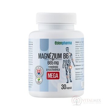 EDENPharma MAGNÉZIUM B6 MEGA cps 1x30 ks obrázok