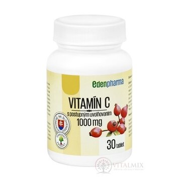 EDENPharma VITAMÍN C 1000 mg tbl s postupným uvoľňovaním 1x30 ks obrázok