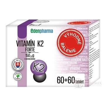 EDENPharma VITAMÍN K2 Forte tbl 2x60 (120 ks) obrázok