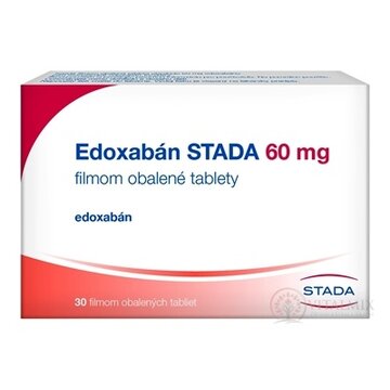 Edoxabán STADA 60 mg filmom obalené tablety tbl flm (blis. PVC/Al) 1x30 ks obrázok