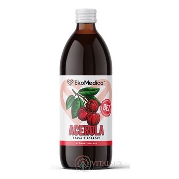 EkoMedica SK ACEROLA šťava z aceroly 1x500 ml obrázok