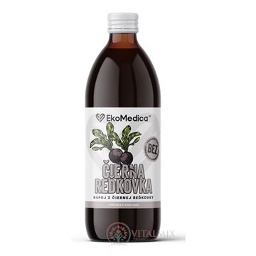 EkoMedica SK ČIERNA REĎKOVKA nápoj z čiernej reďkovky 1x500 ml obrázok