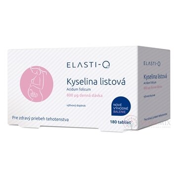 Elasti-Q KYSELINA LISTOVÁ 800 μg tbl 1x180 ks obrázok