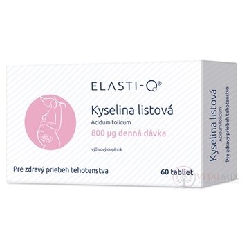 Elasti-Q KYSELINA LISTOVÁ 800 μg tbl 1x60 ks obrázok