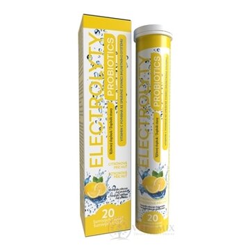 ELECTROLYTY PROBIOTICS Citrón šumivé tablety 1x20 ks obrázok