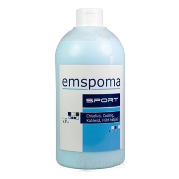 EMSPOMA Chladivá - modrá "M" masážna emulzia 1x1000 ml obrázok