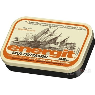 energit MULTIVITAMIN vitamínové tablety s príchuťou pomaranč 1x42 ks obrázok