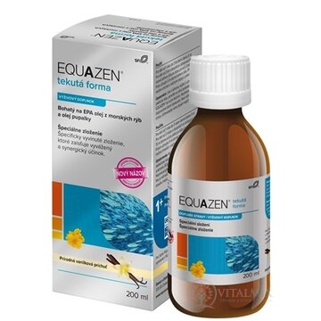 EQUAZEN tekutá forma, vanilková príchuť 1x200 ml obrázok