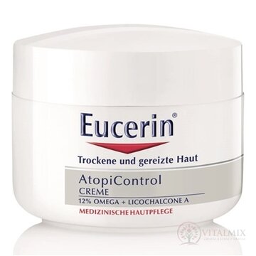 Eucerin AtopiControl Krém na tvár a telo pre suchú pleť 1x75 ml obrázok