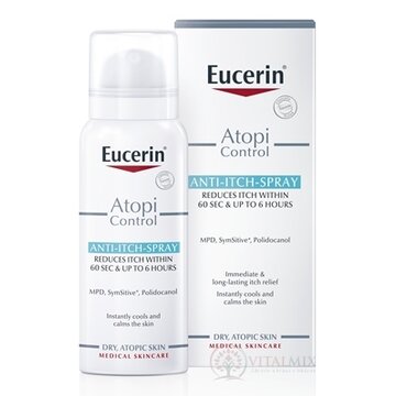 Eucerin AtopiControl Sprej proti svrbeniu suchá a atopická pokožka 1x50 ml obrázok