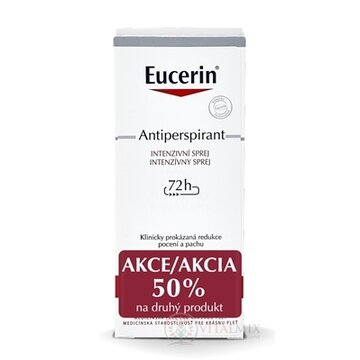 Eucerin Deo Intenzívny antiperspirant sprej 2x30 ml (-50% na druhý produkt, zľava) 1x1 set obrázok